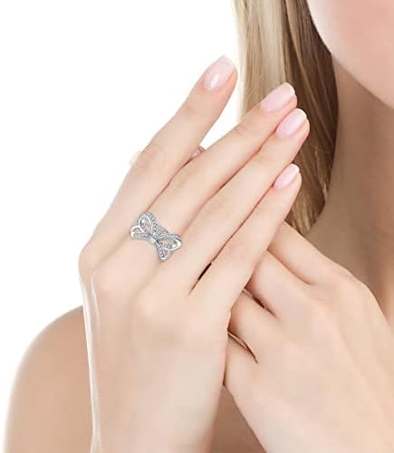 2023 טבעת קשת אופנה חדשה טבעת נשי טבעת פופולרית טבעת מעודנת טבעות תכשיטי אופנה פשוטות לנשים