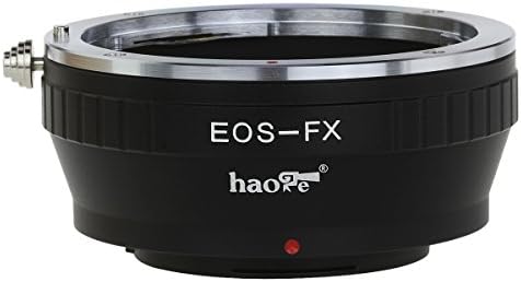 עדשת העדשה של Haoge מתאם לעדשות Canon EOS EEF EF EF-S ל- Fujifilm fuji x fx mount מצלמה כגון X-A2 X-A3 X-A5