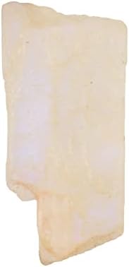 Gemhub אבן ירח טבעית, אבן צ'אקרה אבן גביש אבן טבעית אבן ריפוי גולמית גסה ליוגה, מדיטציה, רייק 52.05