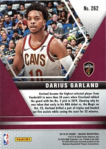 2019-20 כדורסל פסיפס של פאניני 262 כרטיס טירון של דריוס גרלנד