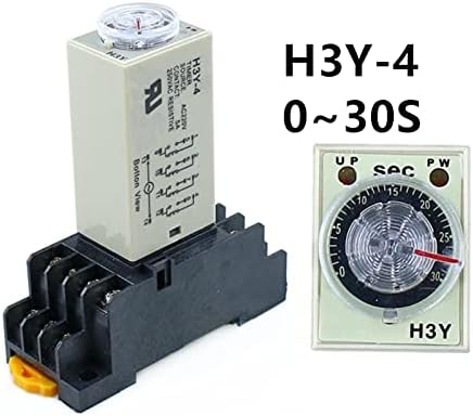 BHOLSA H3Y-4 0-30S POWER ONITY עיכוב TIMER TIMER DPDT 14PINS H3Y-4 DC12V DC24V AC110V AC220V