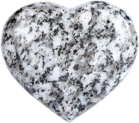 אמן קריסטלים אבני לב 2 אינץ 'אינץ' חן חן אבן חן ריפוי לבב אהבה בצורת אבן דאגה למדיטציה לחרדה לחרדה צ'אקרה איזון