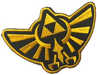 Zelda Hyrule Crest Wing Triforce צבאי טקטיקות לולאה טקטיקות מורל רקום