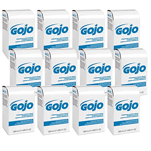 גוג ' ו פרימיום קרם סבון, מפל ניחוח, 800 מיליליטר קרם יד סבון מילוי 800 סדרת תיק בתיבה מתקן לסבון - 9106-12