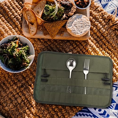 אונונה קמפינג כלי שולחן תיק נסיעות כלי בישול ארגונית עבור מנגל מחנה כלי בישול מטבח סכום לשאת