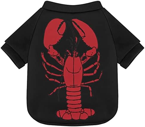 סווטשירט חיית מחמד של Lobstar Lobstar Red עם סרבל סרבל סוודר לפליס לחתול כלבים עם עיצוב