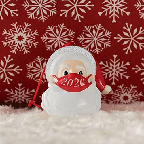 קישוטי גרלנד גרד בדים קישוטי קישוטי חג המולד של סנטה חג המולד מקשט לבוש פנים 2020 מסכת עץ עיצוב