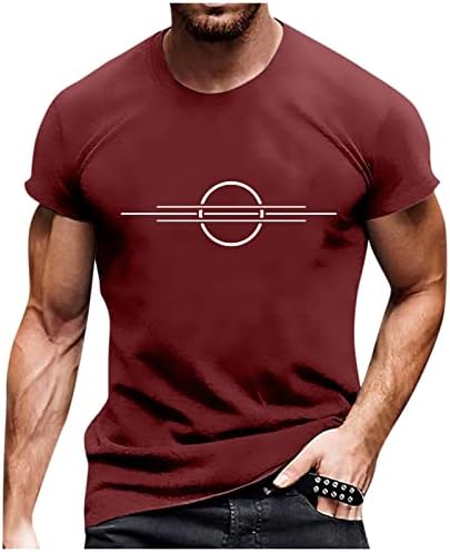 חולצות טריקו לגברים FFNMZC כושר כושר מתאים לשרוול קצר גופיות קלות סווטשירטים צווארון קלים