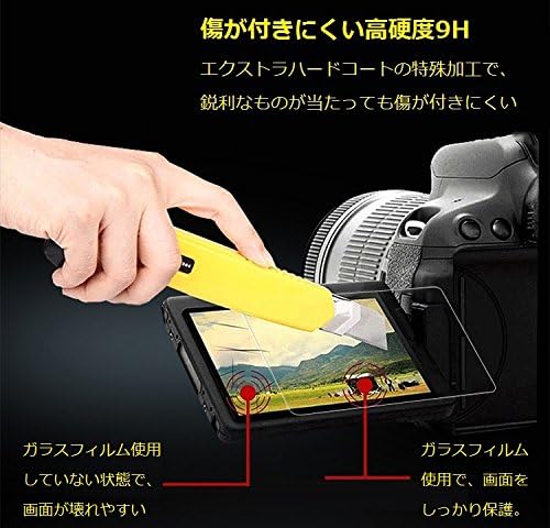 Washodo Fujifilm XF10 LCD סרט מגן מצלמה דיגיטלית מצלמה דיגיטלית מדבקת מגן זכוכית מזג