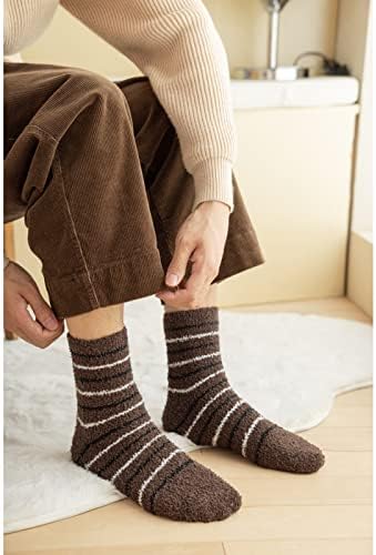 גרביים תרמיים לגברים פליז גרבי פס גרבי צבעוני קל משקל ספורט גרביים מקרית לנשים בגדים