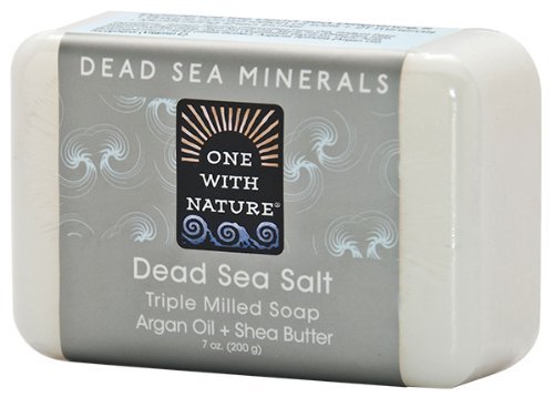 אחד עם סבון בוץ מינרלי מינרלי ים מלח עם שמן ארגן וחמאת שיאה 7 גרם
