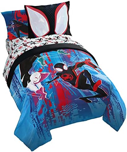 מארוול ספיידרמן על פני תקלת העכביש -פסוק 7 חתיכות מיטות מיטות בגודל קווין - כולל מיטות שמיכה וסדין