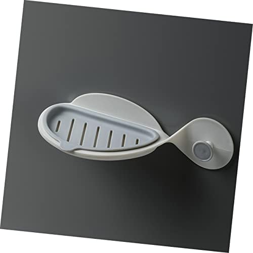 Kisangel 4 PCS צלחת מצוירת מחזיקי אחסון ביתיים עם קיר רכוב על קיר למטבח מתלים מיכל אמבטיה מארגנים מיכלים שוטפים