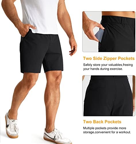 אוליום גברים אימון אימון מכנסיים קצרים ספורט מזדמן ספורט מהיר אימונים יבש מכנסיים קצרים אתלטי עם כיסי