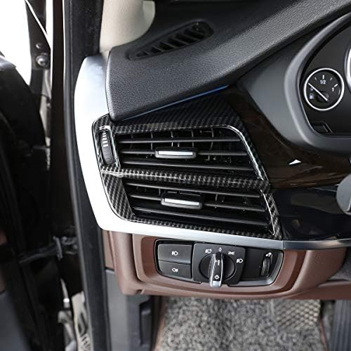 סיבי פחמן של Yiwang בסגנון סיבי רכב מיזוג אוויר מיזוג אוויר מסגרת מסגרת מסגרת עבור BMW X5 F15 2014