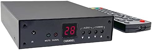 מקלט CATV אנלוגי עם פלט RCA A/V עבור מקלט לוויין בטלוויזיה בכבלים