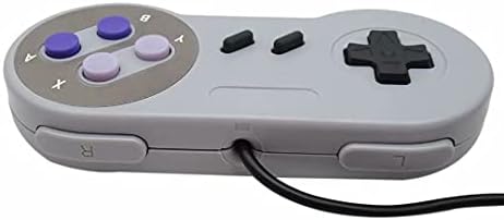 Outspot 2 pcs חדש שלט מרחוק משחק משחקי וידאו מתאים לבקר החלפת קונסולת SNES Nintendo SNES 6ft SNS-005