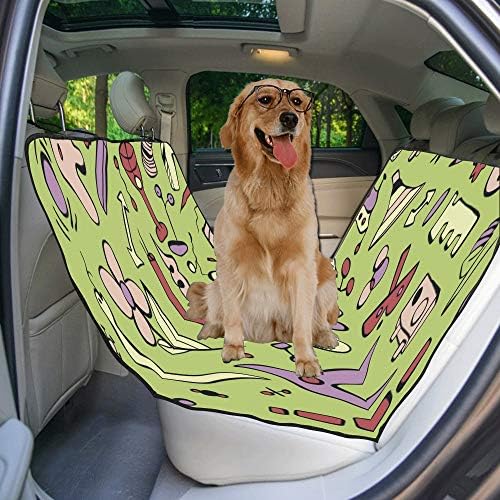 כיסוי מושב כלב מותאם אישית נופל עיצוב סגנון יד-צבוע הדפסת רכב מושב מכסה לכלבים עמיד למים החלקה עמיד רך לחיות