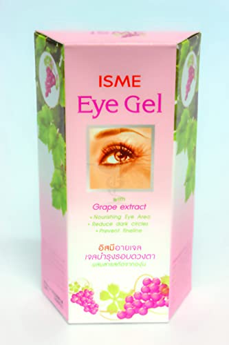 ג'ל עיניים ISME מתאילנד, עם תמצית ענבים, אזור עיניים מזין, מפחית עיגולים כהים, מונע קו פינלין