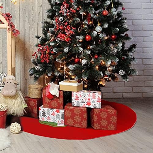 חצאית עץ חג המולד של אירית שמרוק וינטג 'קישוטים לחג המולד קישוטים לחג המסיבה לשנה החדשה