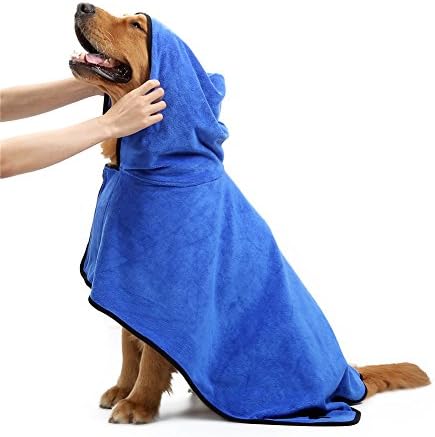 כלב חלוק מגבת מיקרופייבר לחיות מחמד ייבוש לחות סופג מגבות מעיל עבור כלב וחתול
