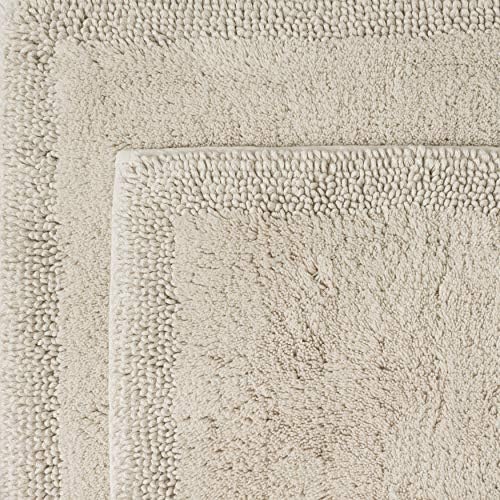 שטיח אמבטיה מכותנה טורקית-מפואר-רך ועבה-סופג מאוד - יסודות מעונות המכללה-17 על 24 - חול