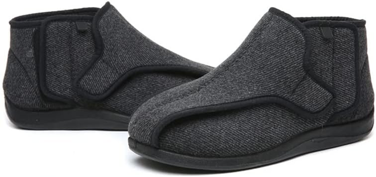 ZBJH זקן נעלי עיוות נפוחות נעלי בריאות סוכרתיות בחורף נעלי בריאות רב -פונקציונליות לנוחות הביתיות