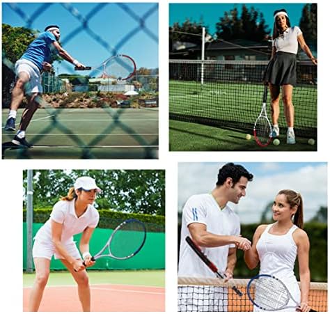 טניס מחבט מראש מתוח קל משקל 27 אינץ מחבט פנאי למבוגרים מחבטי גברים נשים סטודנטים אימון טניס המתנע