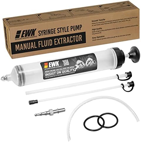 EWK 500 מל ידני מחלץ נוזלים, מזרק שמן ואקום משאבת החלפת משאבה לפינוי נוזלי רכב