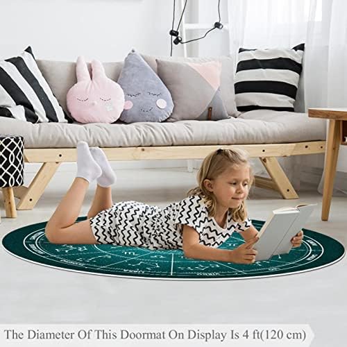 Llnsuply גודל גדול 5 מטר ילדים עגול ילדים שטיח שטיח שטיח גלגל גלגל גלגל גלגל זכוכית משתלת שטיחים
