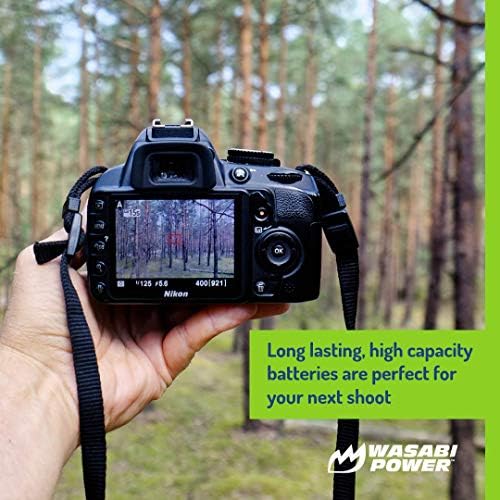 סוללת חשמל Wasabi עבור Nikon EN-EL15, EN-EL15A, EN-EL15B, EN-EL15C & D500, D600, D610, D750,