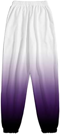 מכנסי פשתן Miashui נשים נשים קטנות מכנס מכנסי טרנינג מכנסי טרנינג מודפסים מכנסי נשים נוחיות בעלות