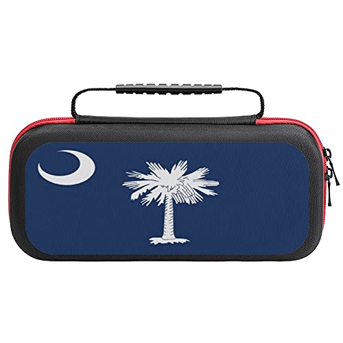 דרום קרוליינה מדינת דגל ארהב אחסון מקרה עבור מתג משחק קונסולת ואבזרים ,נסיעה תיק נשיאה תיק משחק תיק