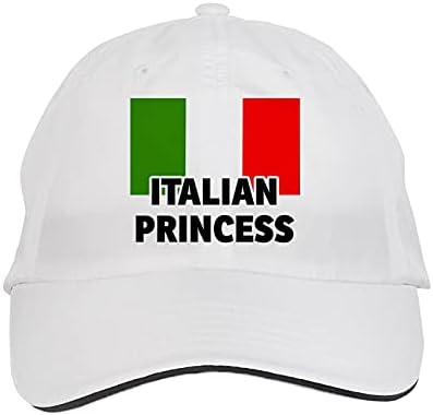 Makoroni - הנסיכה האיטלקית איטליה כובע איטלקי כובע מתכוונן, desr33 לבן