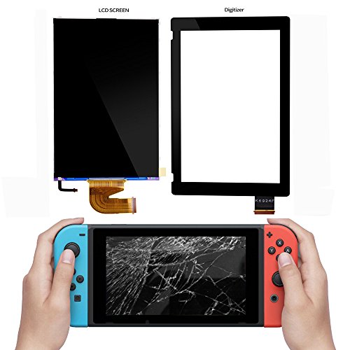 LCD למתג נינטנדו, אביזרי חלקי קוקוטופ מגדירים את תצוגת המסך של בקר Nintendo Switch GamePad