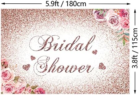 P.G קולין מקלחת כלות פרחית נצנצים באנר תפאורה שלט כלות מקלחת לחתונה רוח קישוטים למסיבות ציוד לנשים