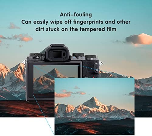סרט זכוכית מחוסמת קינוקו עבור Nikon Z6 II סרט קריסטל ברור Nikon Z6 II מגן מסך ללא בועה/אנטי-סקרט.