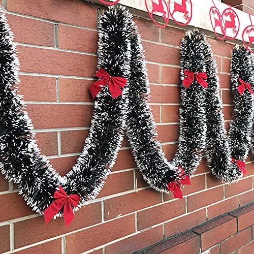 קישוט לחג המולד תלוי אור אורן מקסים DIY PVC לחג המולד פרח מלא מלאכותי זר עיצוב הבית לחלון מרפסת קיר