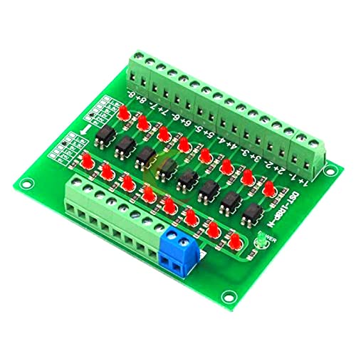 DST-1R8P-N 8 ערוץ Optocoupler 24V עד 5V מודול בידוד PLC לוח ההמרה ברמת האות עבור Arduino