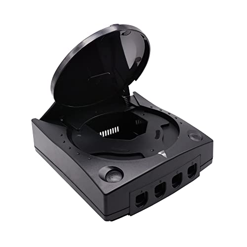 מארז מעטפת פלסטיק החלפת Bnwoinb עבור קופסאות קונסולת משחקי וידאו של Sega Dreamcast רטרו, שחור