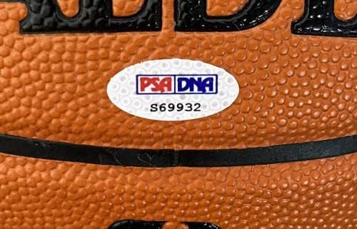 לארי ג'ונסון חתום על קלט/פלט כדורסל 1 בחר שרלוט הורנטס PSA/DNA חתימה - כדורסל חתימה