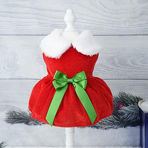 תלבושות גור ילדה קיץ סנטה כלב תלבושת חג המולד לחג חג תרמי בגדי תלבושות בגדים מחמד