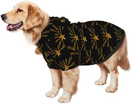קפוצ'ון גדול של כלב אריזונה-מדינת-דגל-זהב סוודר חיות מחמד עם מעיל תלבושת חתול רך x-large