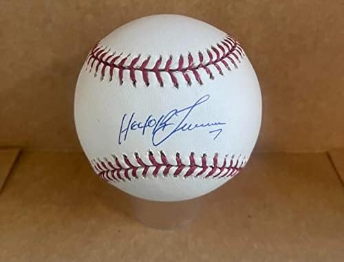 Hector Luna Cardinals/Phillies חתמו על Auto M.L. Baseball Basected Authented