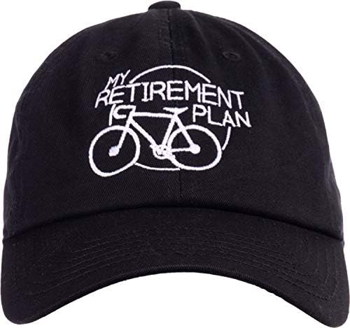 שלי פרישה תכנית / מצחיק אופני רכיבה רוכב פרש רוכב איש בייסבול אבא כובע שחור