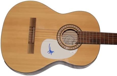 אדם דוריץ חתם על חתימה בגודל מלא פנדר גיטרה אקוסטית עם ג 'יימס ספנס אימות ג' יי. אס. איי. קוא - לוויינים,