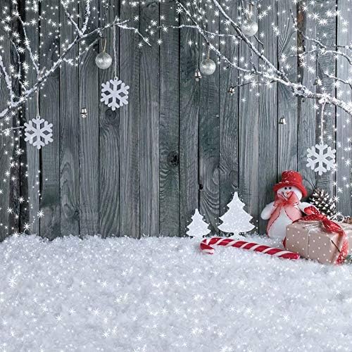 FIVAN 10X10FT צילום לחג המולד רקע ויניל רקע עץ ופתית שלג דוכן צילום חג המולד אבזרי עיצוב מסיבת
