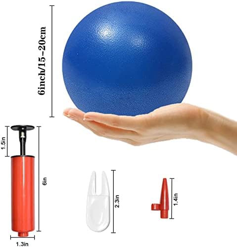 XIECCX מיני כדורי יוגה תרגיל פילאטיס איזון בטיפול בנדרי כדור ציוד ביציבות ביתי אימונים פיזיים אימונים פיזיים