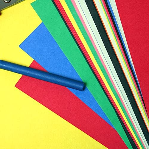 120 גיליונות נייר קרטון צבעוני, 160 גרם 4 גודל, 30 נייר בנייה שונה צבעים שונים, מלאי כרטיסים עבה פרימיום למלאכת