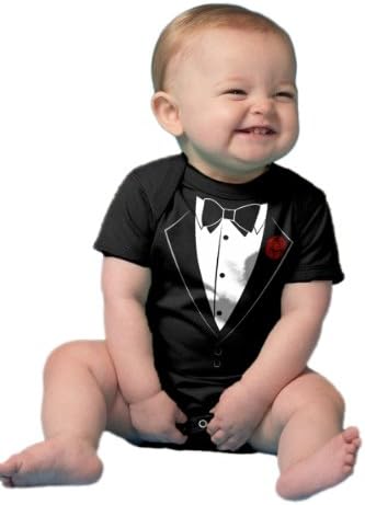 חברת חולצות אן ארבור. יוניסקס תינוק טוקסידו תינוק מצחיק תינוקות הומור חתיכה אחת